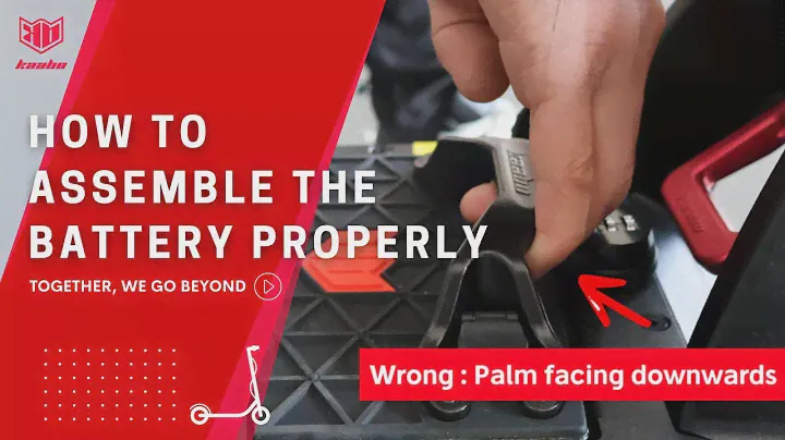 How to Assemble the Kaabo Wolf King GTR Battery Properly?