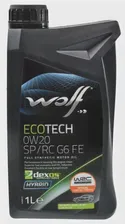 Wolf ECOTECH 0W20 SP/RC G6 FE Синт. Моторное масло 1л